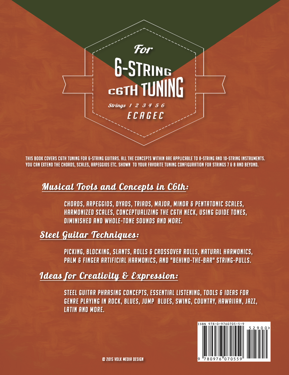 Exploring C6th Lap Steel Guitar — Volk Media Books